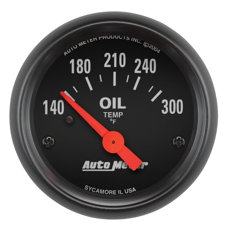 AutoMeter, Autometer Z-Series 52mm 140-300 Degrees F Electric Oil Temperature Gauge Universal | 2639